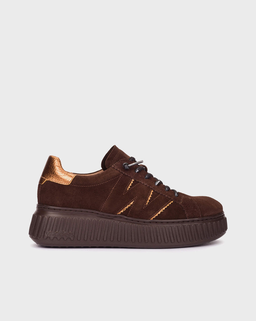 Wonders Brown and Gold Platform Trainer|A5201TES