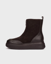 Load image into Gallery viewer, Wonders Dark Brown Platform Ankle Boot|A5202TES

