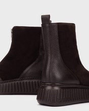 Load image into Gallery viewer, Wonders Dark Brown Platform Ankle Boot|A5202TES
