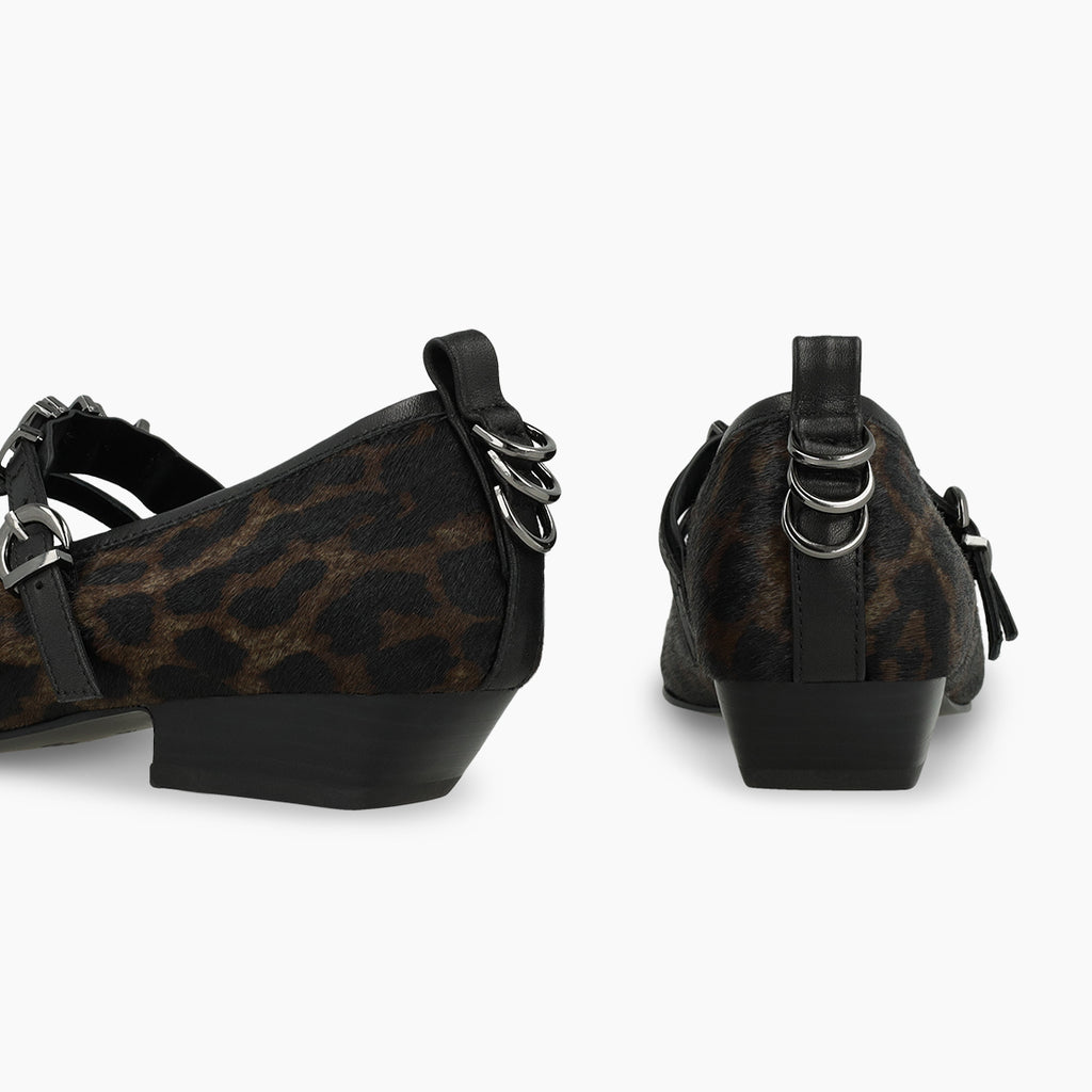 Lodi Leo Print Mary Jane|ELENAMUL