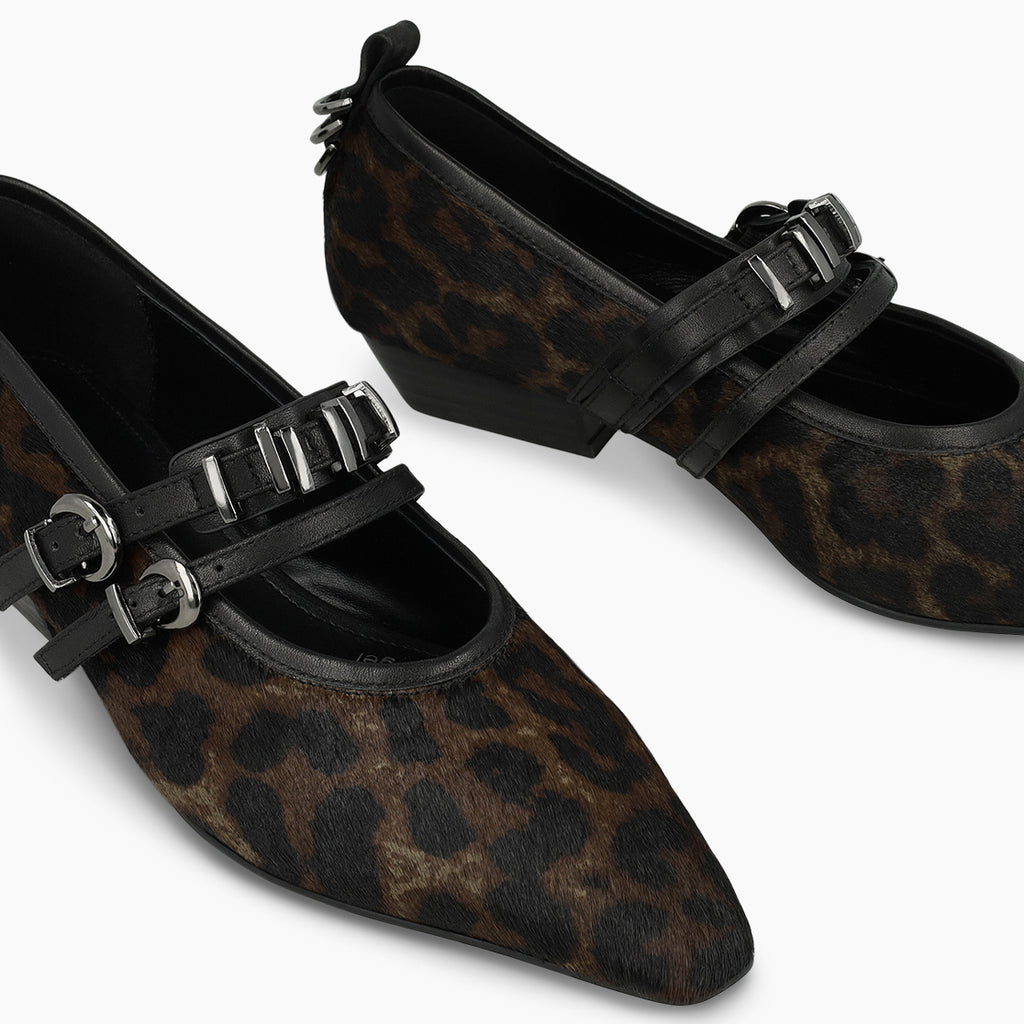 Lodi Leo Print Mary Jane|ELENAMUL