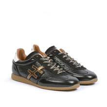 Load image into Gallery viewer, Another Trend Black Patent and Gold Trainer|A0784705
