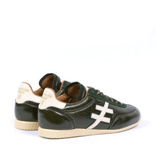 Load image into Gallery viewer, Another Trend Patent Dark Green Trainer|A07847B6
