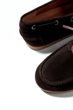 Load image into Gallery viewer, KMB Soft Dark Brown Suede Moccasin|A7600D
