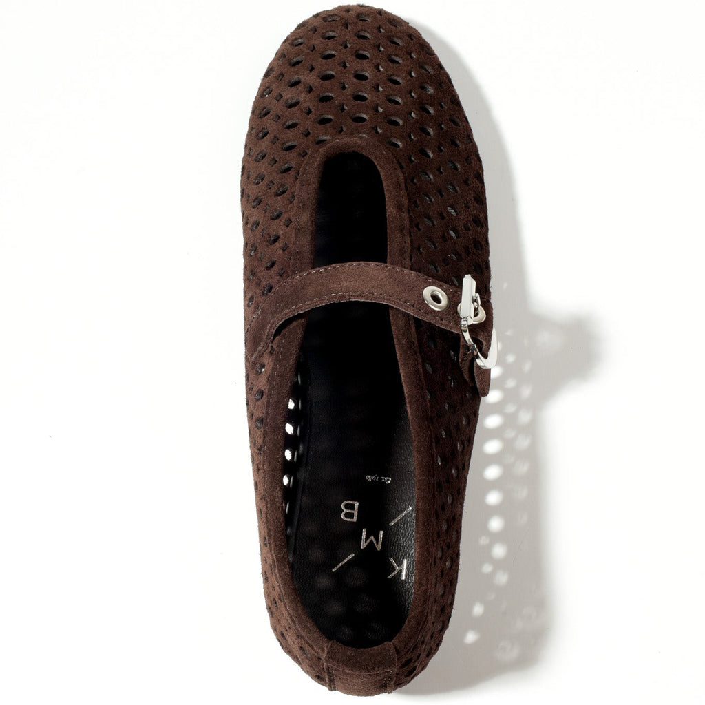 KMB Testa Brown Mary Jane |A7649
