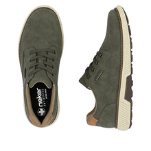 Load image into Gallery viewer, Rieker Wide Fit Green Laced Shoe|B331754G
