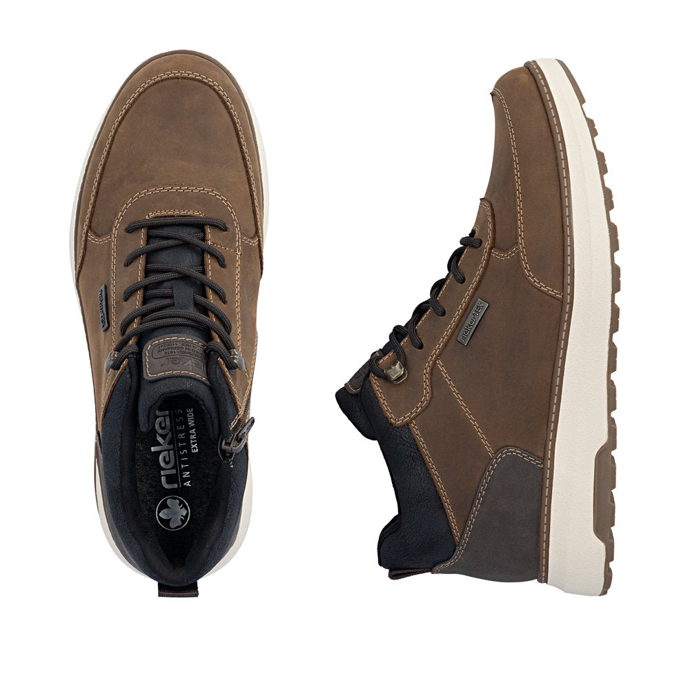 Rieker Wide Fit Brown Ankle Boot|B550122