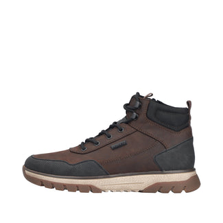 Rieker Brown Laced Sporty Wide Fit Ankle Boot|B931024