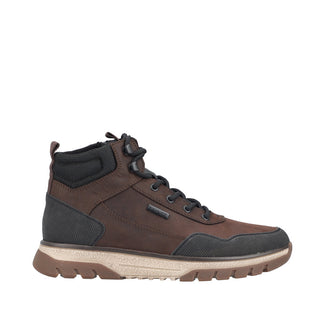 Rieker Brown Laced Sporty Wide Fit Ankle Boot|B931024