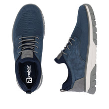 Load image into Gallery viewer, Rieker Navy Wide Fit Trainer|B935214
