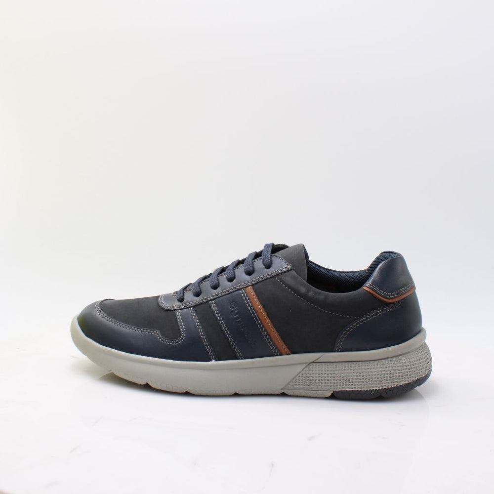 Dubarry Navy Laced Shoe|BAYLOR03