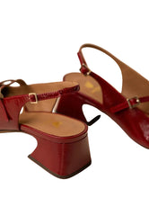 Load image into Gallery viewer, Bobbies Cherry Gloss Patent Sling Back|BCC02
