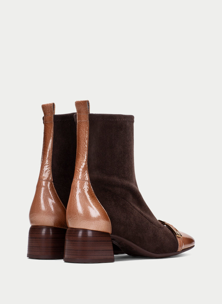 Hispanitas Brown Ankle Boot|BHI265016A
