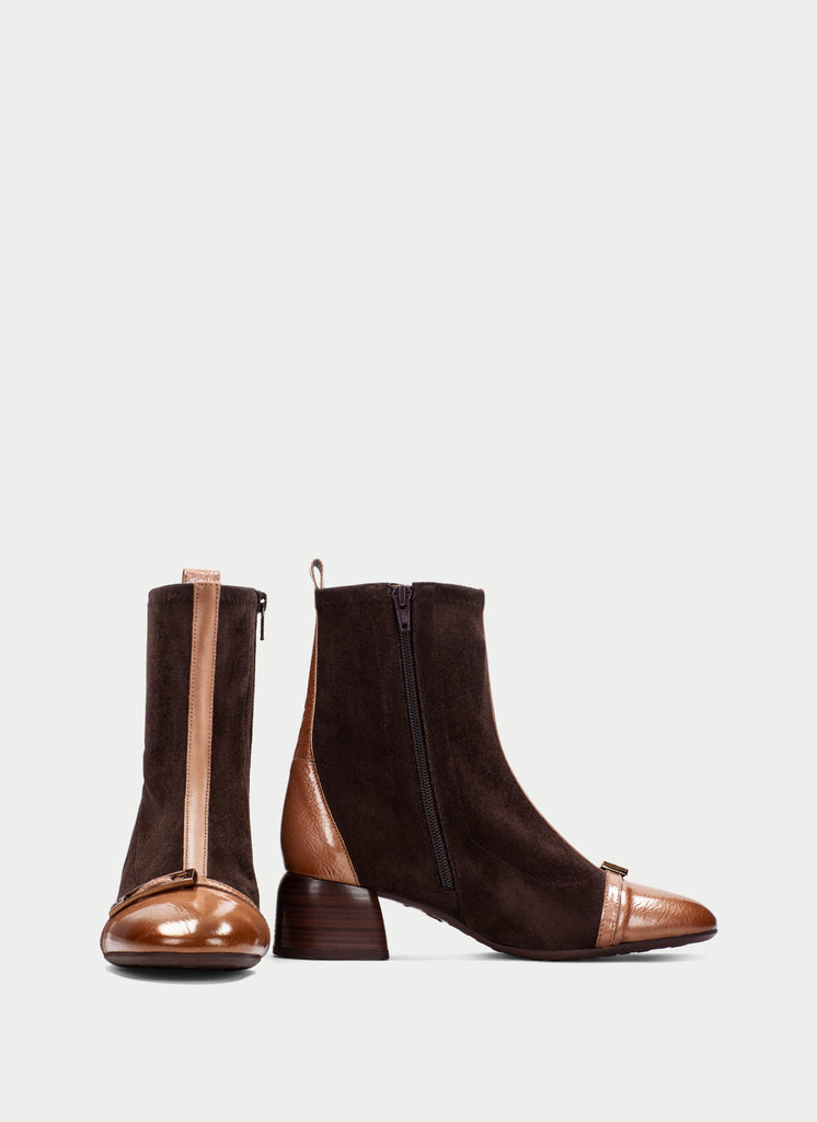 Hispanitas Brown Ankle Boot|BHI265016A