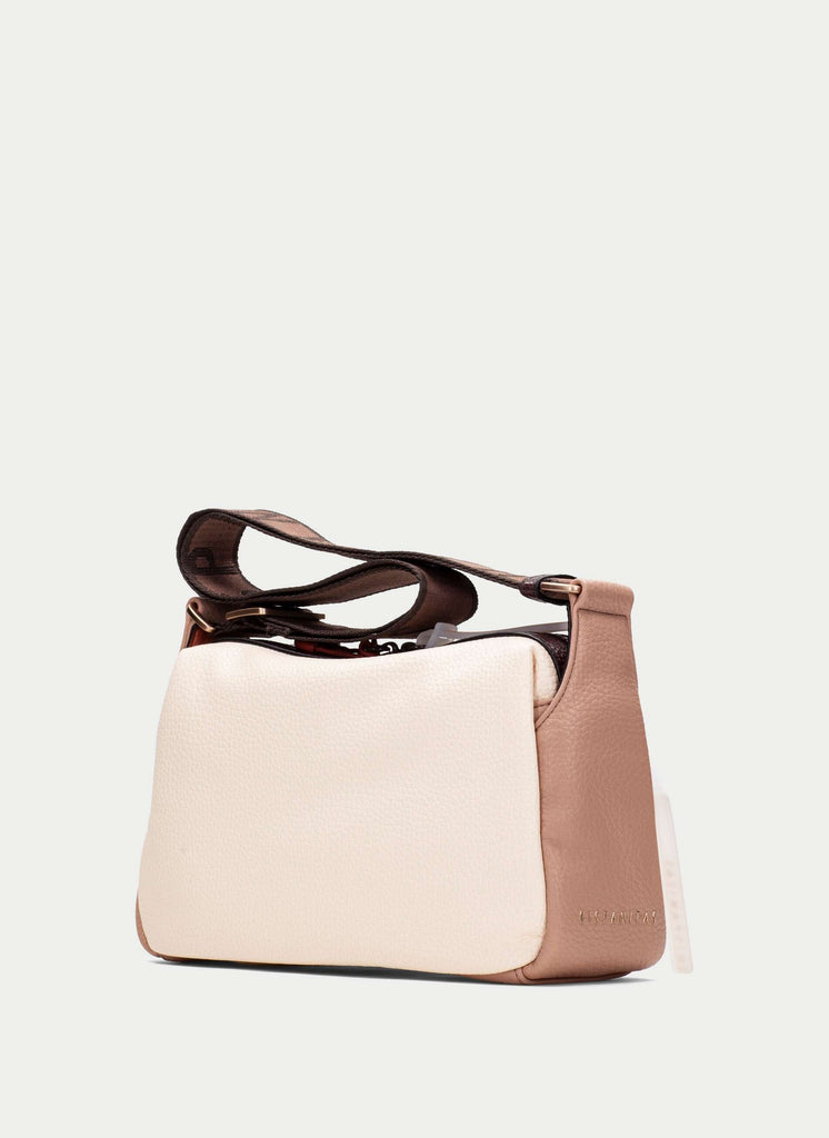Hispanitas  Beige and Brown Crossbody Bag|BV264725BR