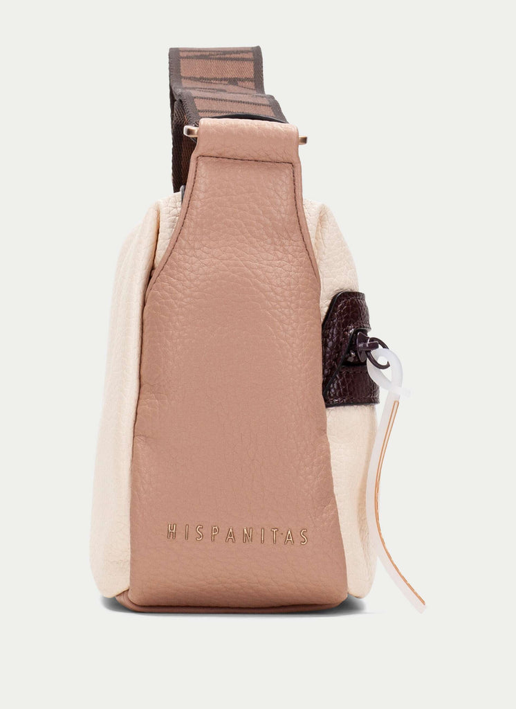 Hispanitas  Beige and Brown Crossbody Bag|BV264725BR
