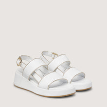 Load image into Gallery viewer, Marco Moreo Wedge White Sandal|X802JNBI
