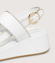 Load image into Gallery viewer, Marco Moreo Wedge White Sandal|X802JNBI

