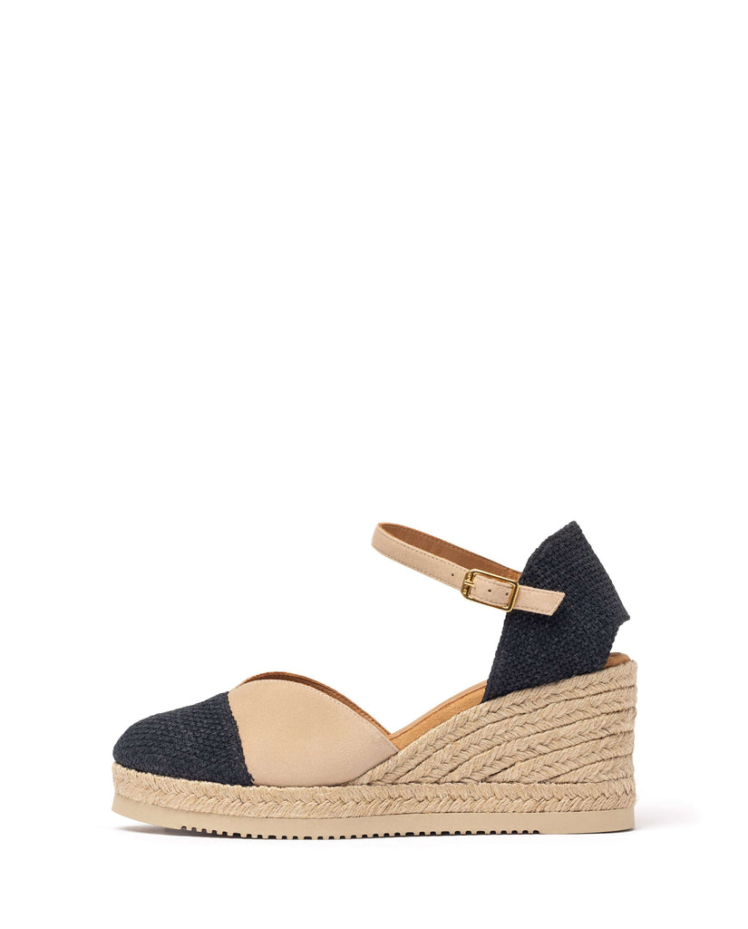 Unisa CECHBLK- Wedge Espadrille.