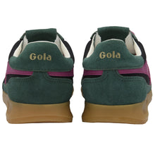Load image into Gallery viewer, Gola Black, Pine and Fuchsia Trainer| CLB577BN
