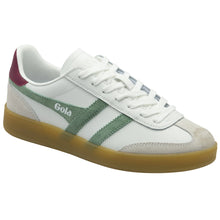 Load image into Gallery viewer, Gola White, Green, Cerise and Gum Trainer|CLB744WN
