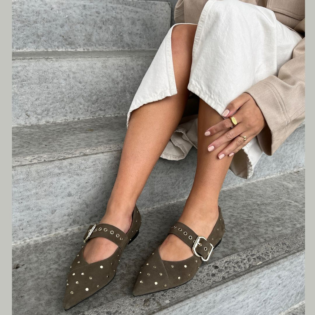 Copenhagen Army Green Mary Jane|CS8429ARMY