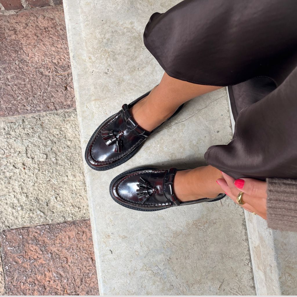 Copenhagen Burgundy Tassel Loafer|CS8850BU