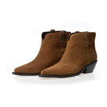 Load image into Gallery viewer, Copenhagen Brown Suede Ankle Boot|CS9042
