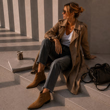 Load image into Gallery viewer, Copenhagen Brown Suede Ankle Boot|CS9042
