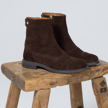 Load image into Gallery viewer, Copenhagen Dark Brown Suede Ankle Boot|CS9167
