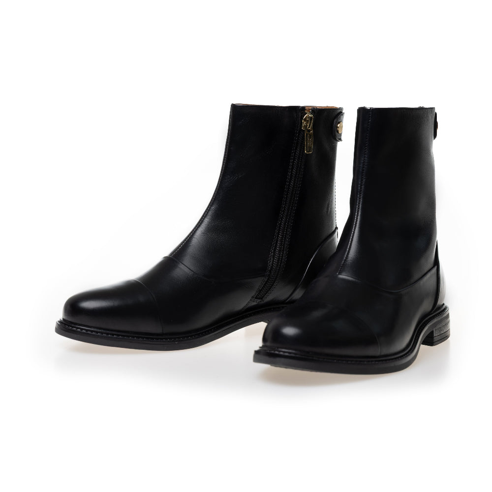 Copenhagen Black Leather Ankle Boot|CS9168NE