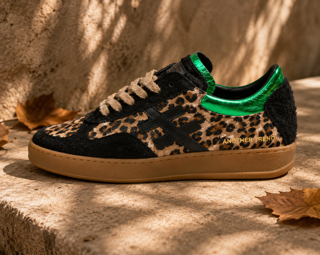Another Trend Leo Print Trainer|A0348870