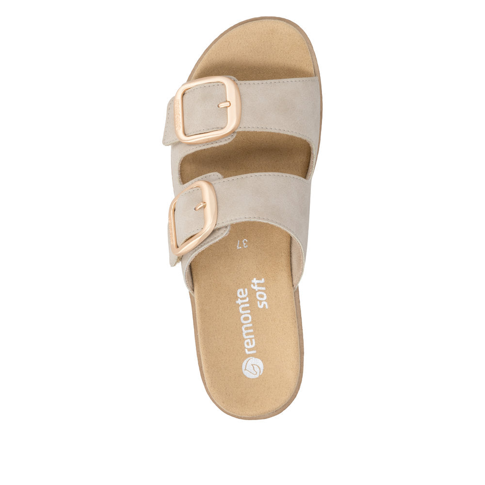 Remonte Beige Comfort Sandal|D0Q6662
