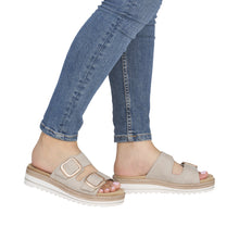 Load image into Gallery viewer, Remonte Beige Comfort Sandal|D0Q6662
