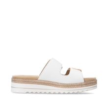 Load image into Gallery viewer, Remonte White Mini Wedge Sandal|D0Q6680
