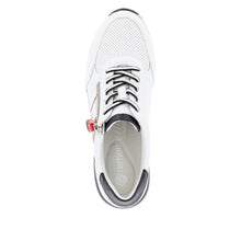 Load image into Gallery viewer, Remonte White Wide Fit Comfort Trainer|D0T0481WH
