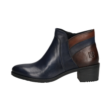 Load image into Gallery viewer, Bagatt Navy &amp; Tan Soft Leather Ankle Boot|D117683C41
