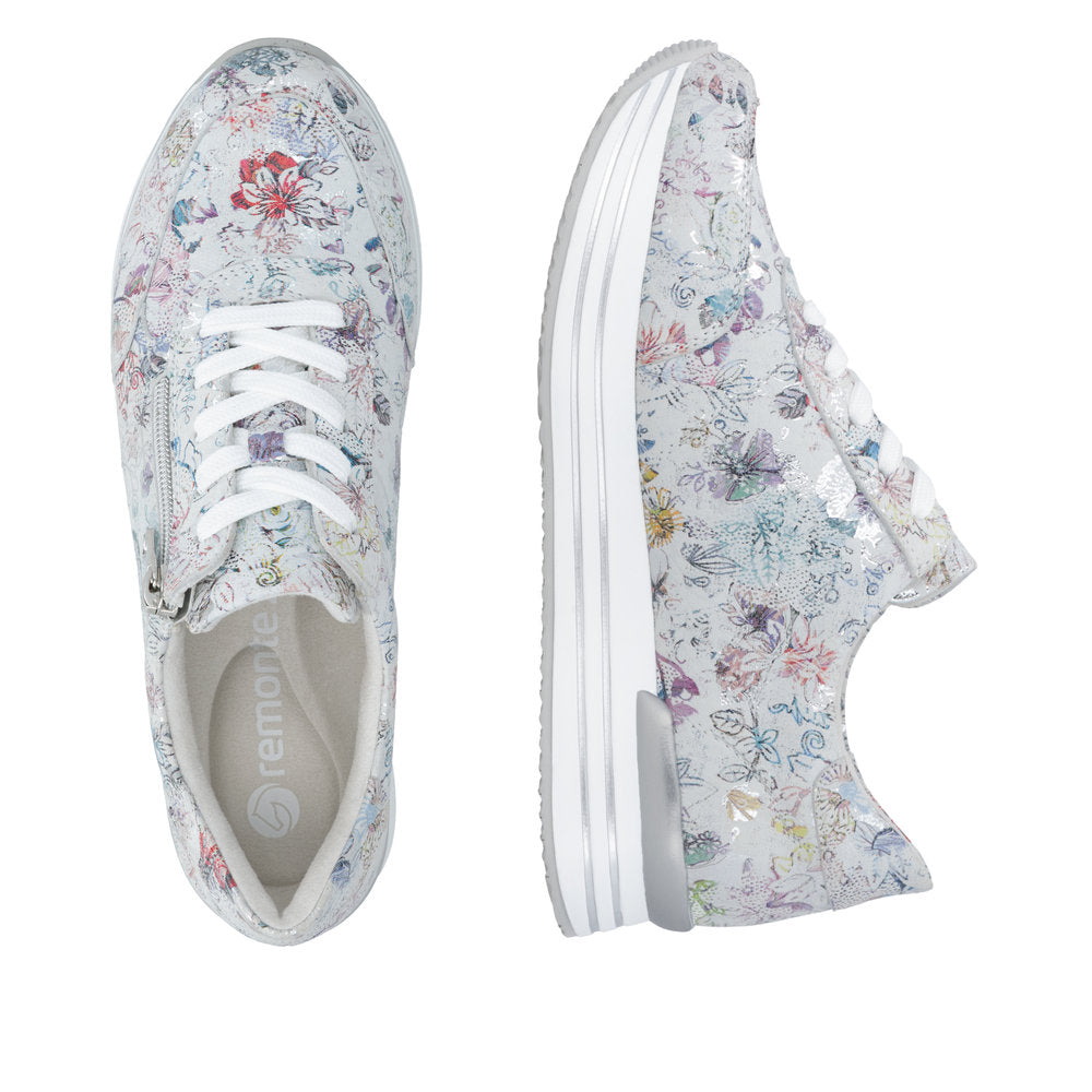 Remonte Floral Mini Wedge Trainer|D132690