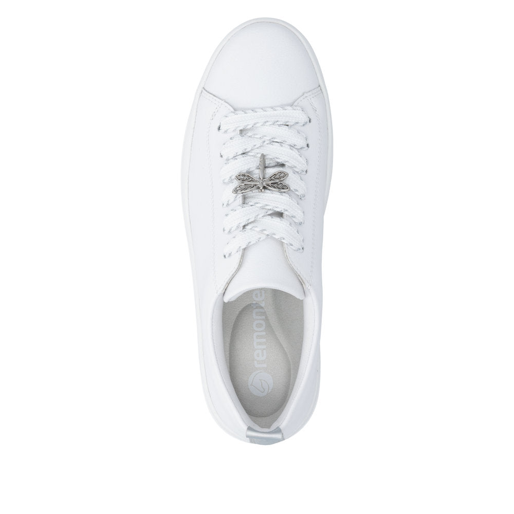 Remonte White Platform Trainer|D1C0382