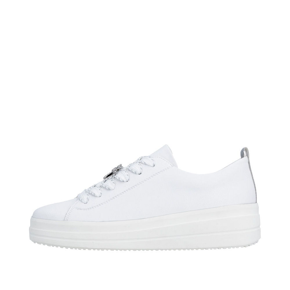 White sneaker on a white background