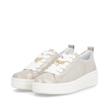 Load image into Gallery viewer, Remonte Light Gold Platform  Trainer|D1C0391
