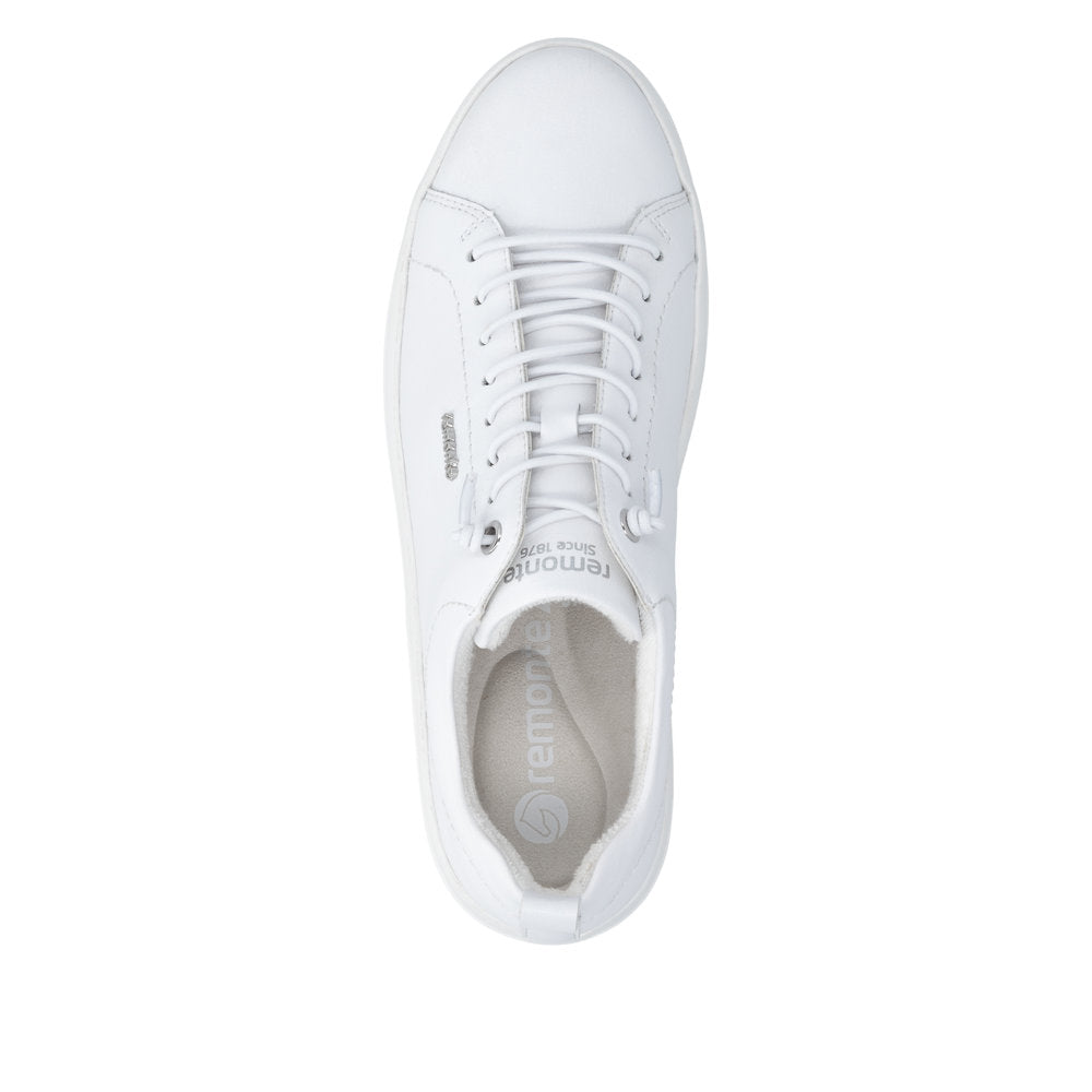 Remonte White Platform Trainer|D1C1280