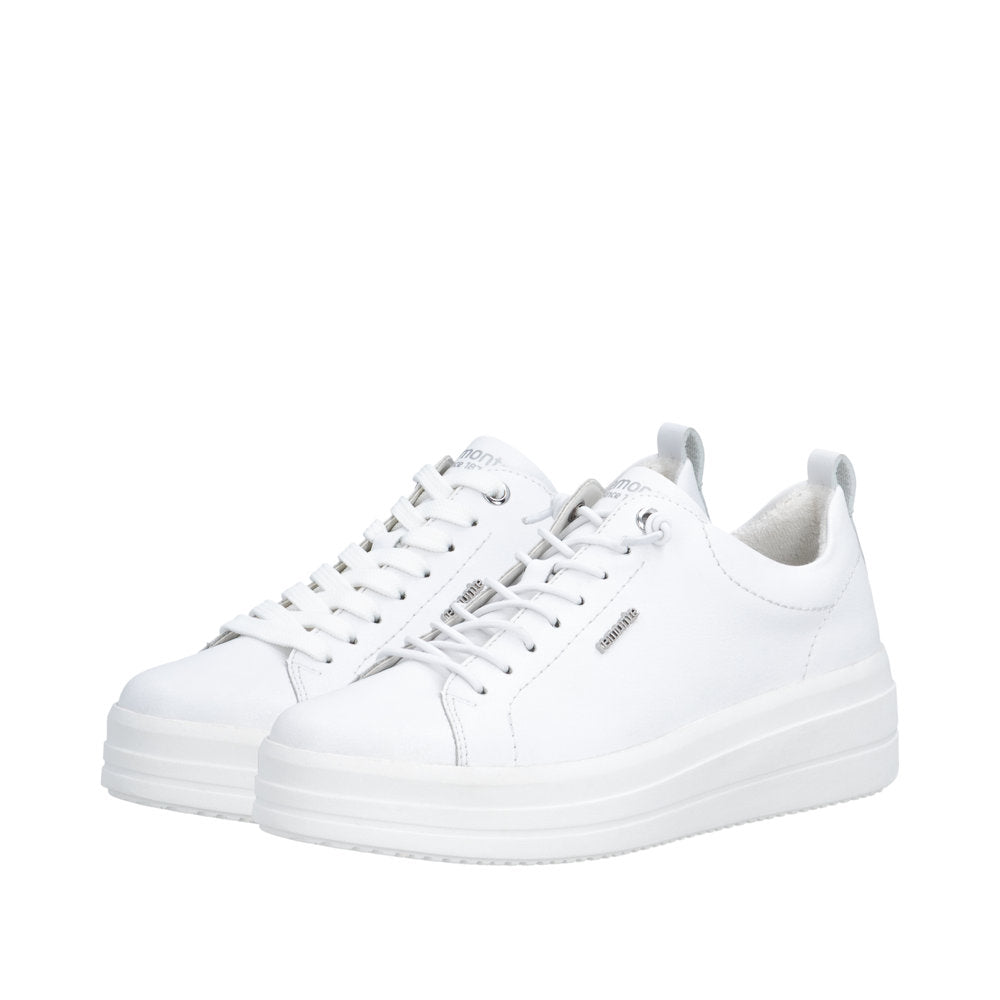 Remonte White Platform Trainer|D1C1280