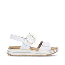 Load image into Gallery viewer, Remonte White Hook and Loop Strap Sandal|D1J6380
