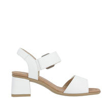 Load image into Gallery viewer, Remonte White Block Heel Sandal|D1K5180W
