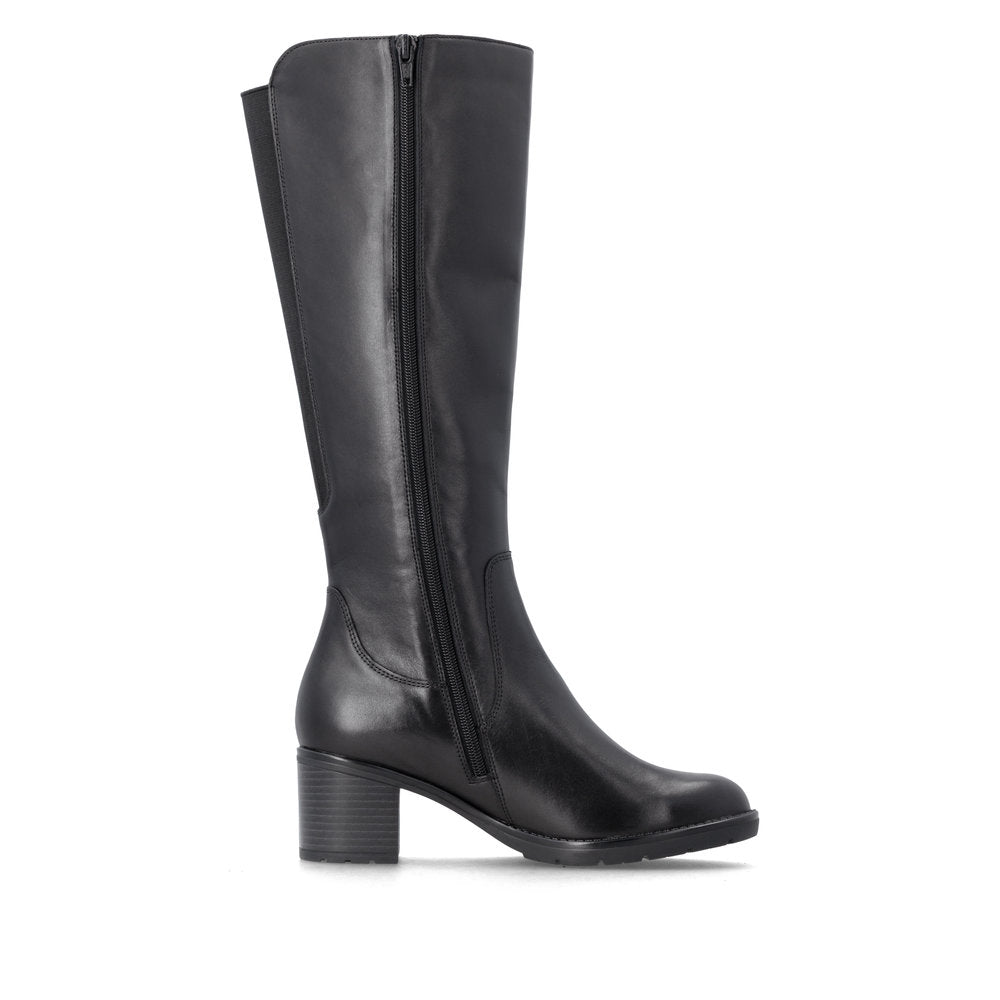 Remonte Black Tall Boot|D2A7800