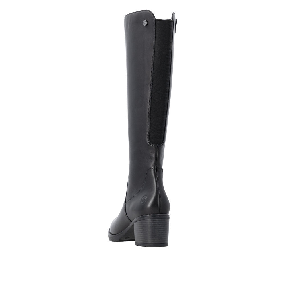 Remonte Black Tall Boot|D2A7800