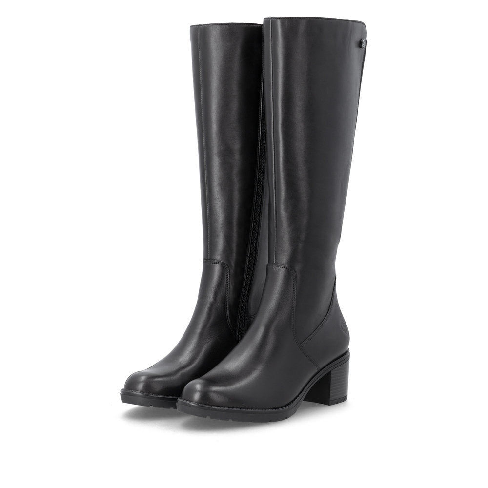 Remonte Black Tall Boot|D2A7800
