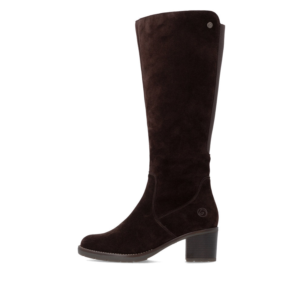 Remonte Dark Brown Tall Boot| D2A7825