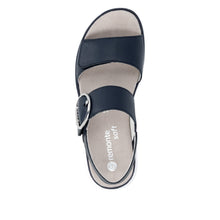 Load image into Gallery viewer, Remonte Navy Comfort Sandal|D2K5014
